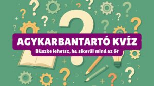 Agyfrissítő kihívás