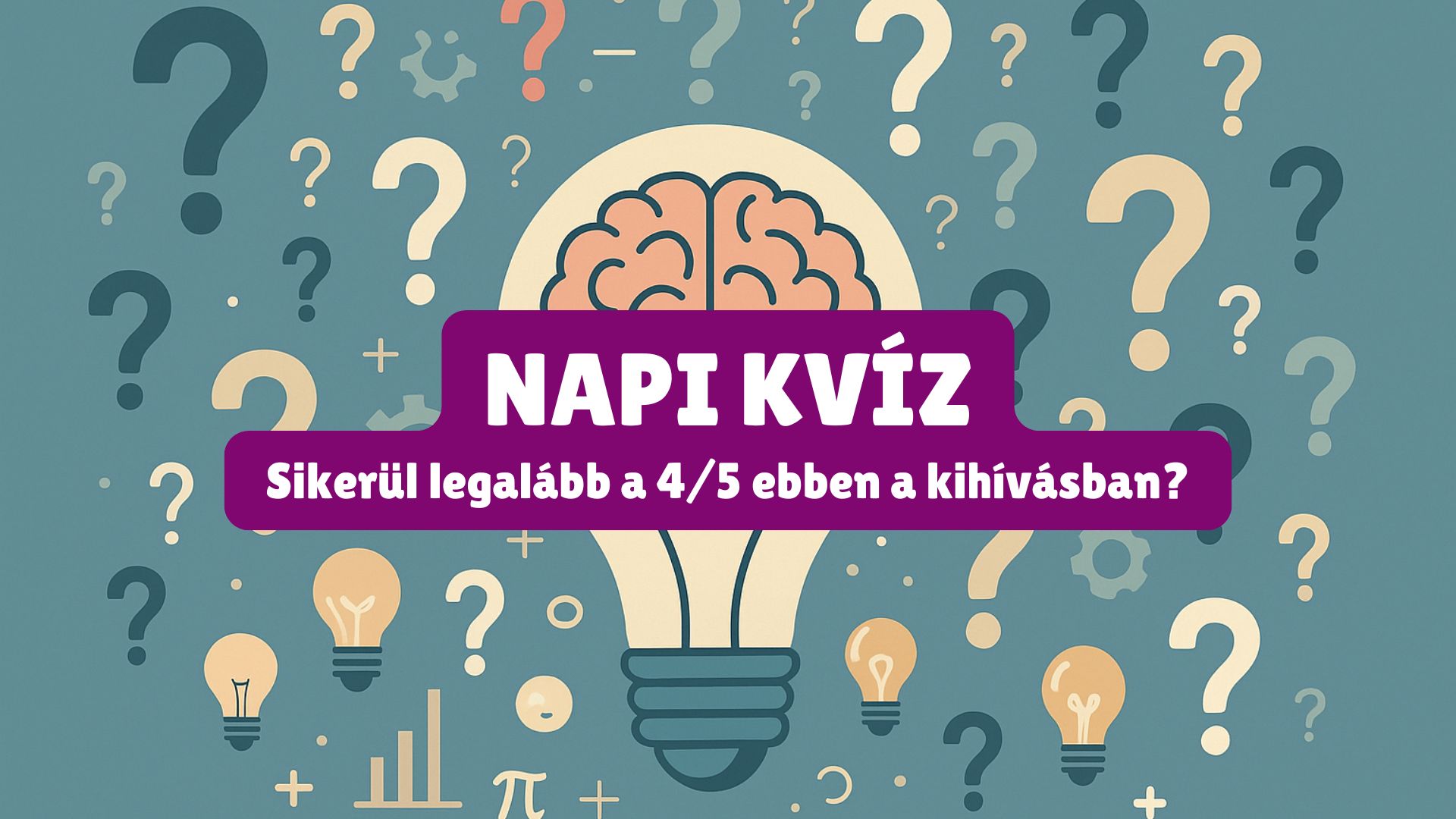 Vegyes napi kvíz