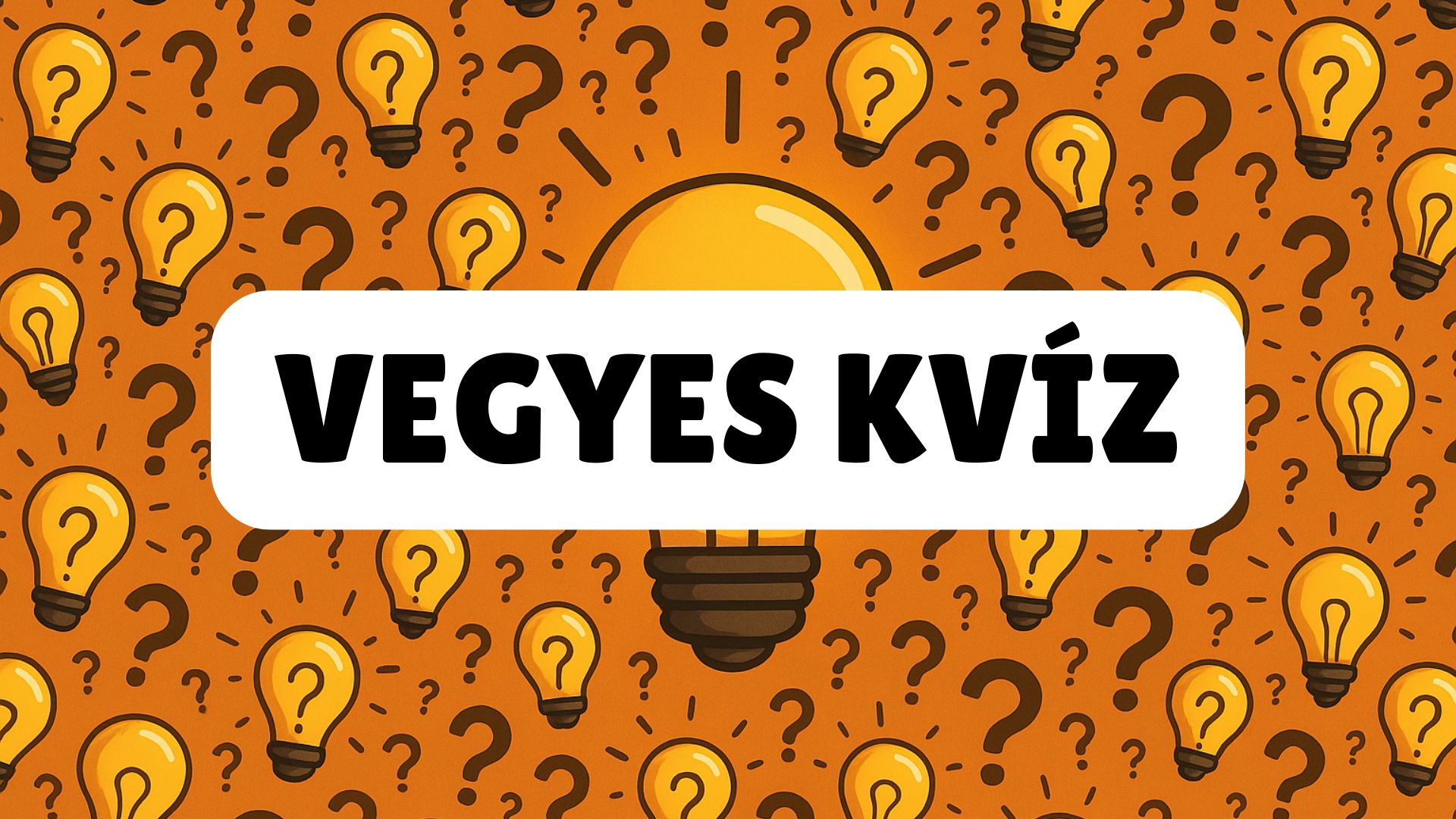 Vegyes kvíz