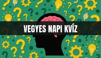Vegyes napi kvíz